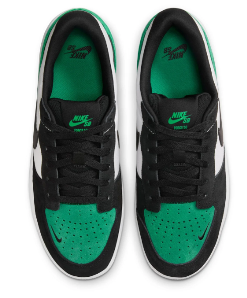 Nike SB Force 58 'White Black Stadium Green'