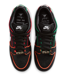 Nike SB Dunk Low Pro QS 'Black White Challenge Red' – Men's