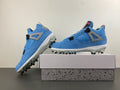 Air Jordan 4 Retro 'University Blue' Custom Golf Shoes