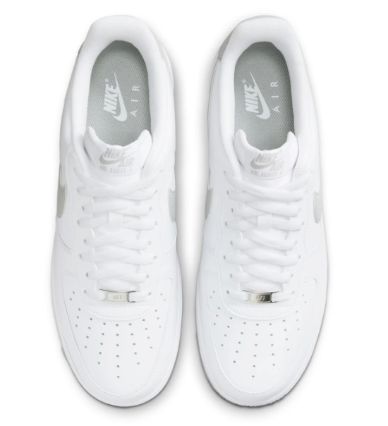 Nike Air Force 1 Low '07 Sneakers – White/Light Smoke Grey