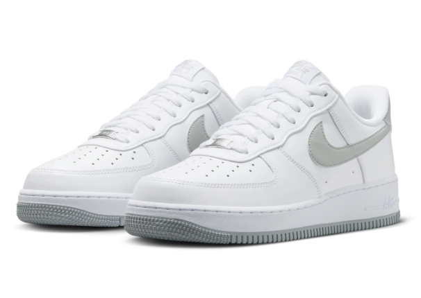 Nike Air Force 1 Low '07 Sneakers – White/Light Smoke Grey