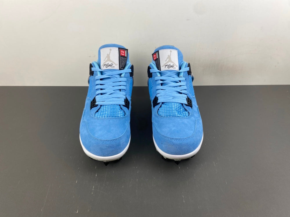 Air Jordan 4 Retro 'University Blue' Custom Golf Shoes