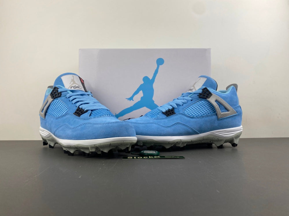 Air Jordan 4 Retro 'University Blue' Custom Golf Shoes