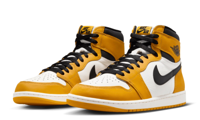 Air Jordan 1 Retro High OG 'Yellow Ochre' - Men's Shoes