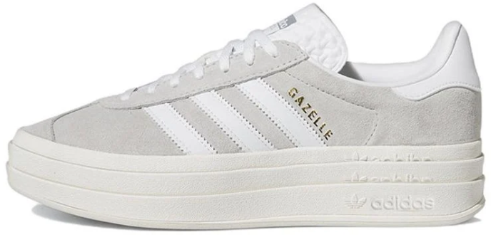 adidas Gazelle Bold 'Grey White' Women's (HQ6893)