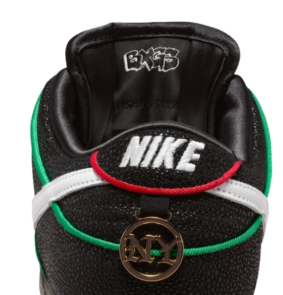 Nike SB Dunk Low Pro QS 'Black White Challenge Red' – Men's