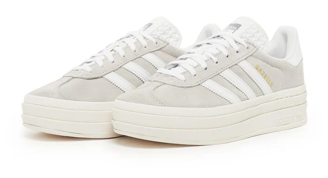 adidas Gazelle Bold 'Grey White' Women's (HQ6893)