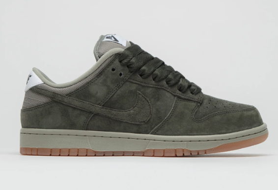 Nike SB Dunk Low Pro B 'Sequoia Light Army White' – Men's